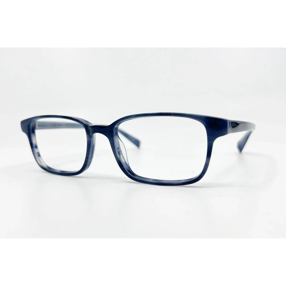 Warby Parker Crane 359 Eyeglasses Mens Blue Striped 52-18-145 - Picture 2 of 7